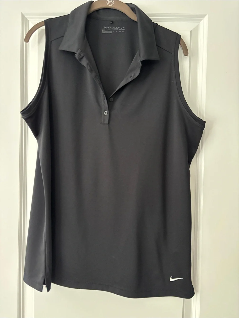 Nike Women’s Sleeveless Golf Polo Tank Top - Black